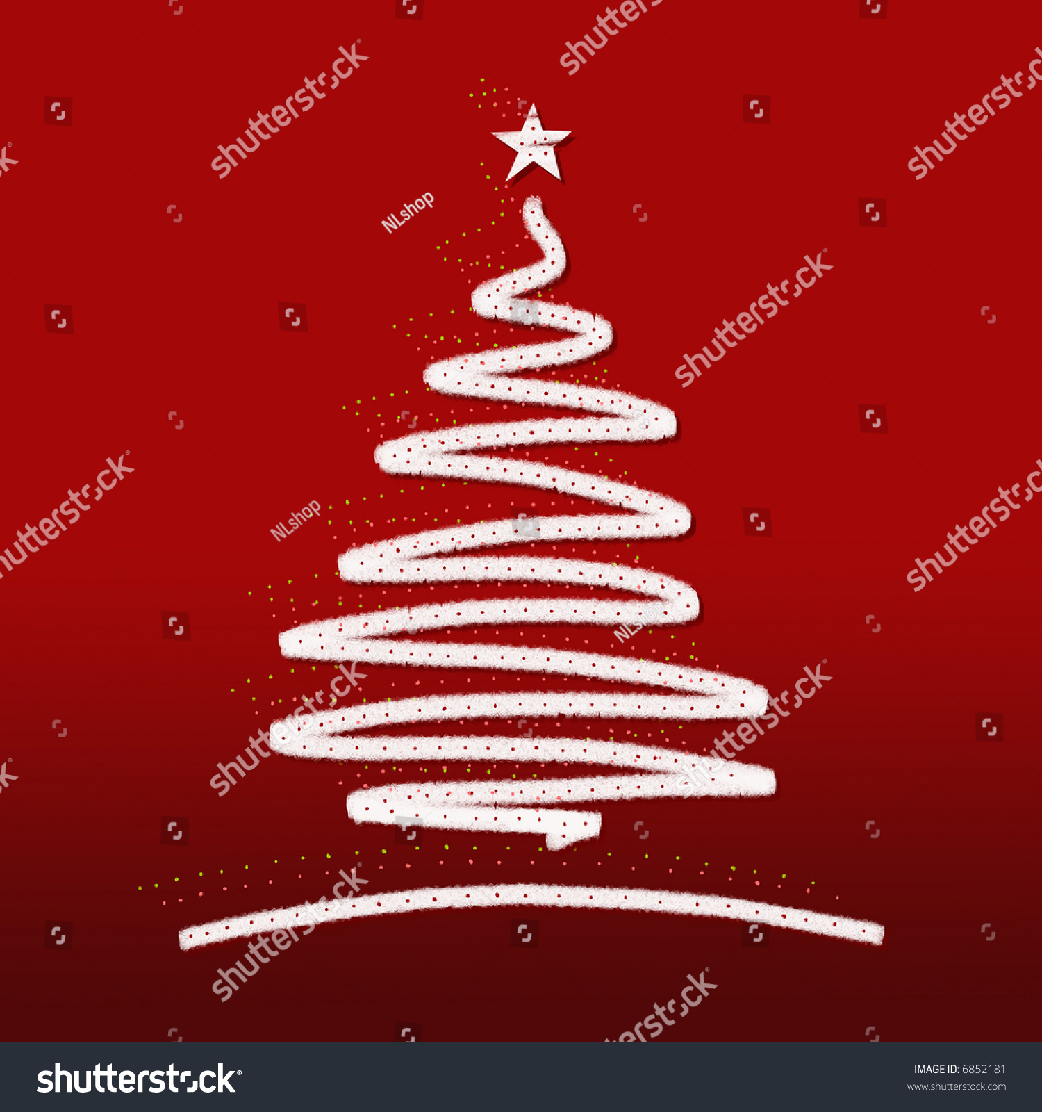 Christmas Tree Stock Illustration 6852181 | Shutterstock