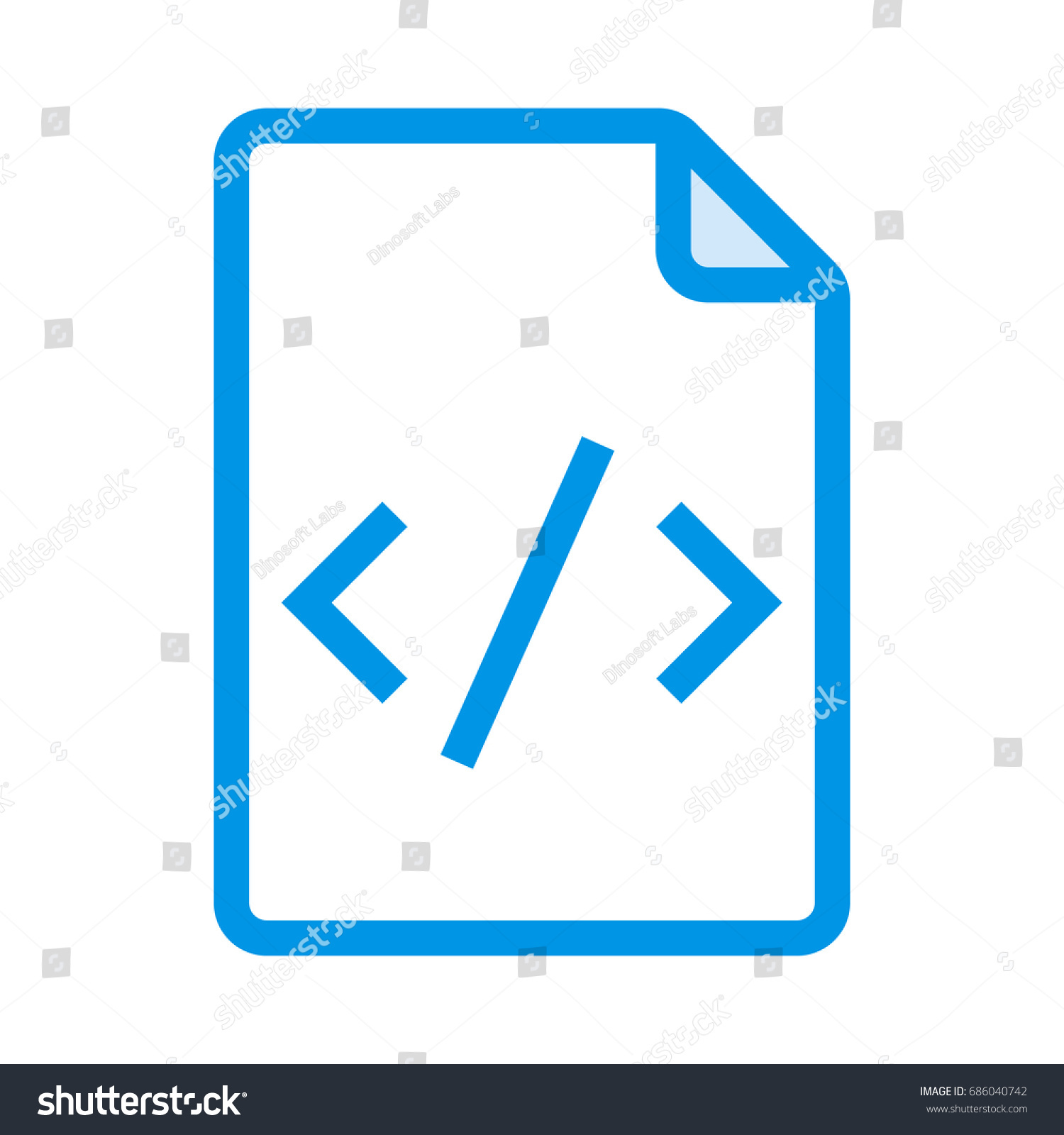 Coding File Stock Vector (Royalty Free) 686040742 | Shutterstock