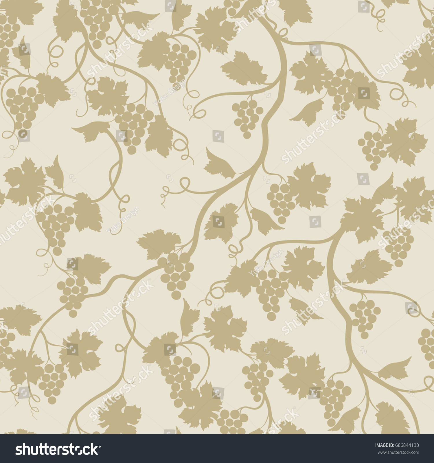 7,078 Grape vine vintage vector pattern Images, Stock Photos & Vectors ...