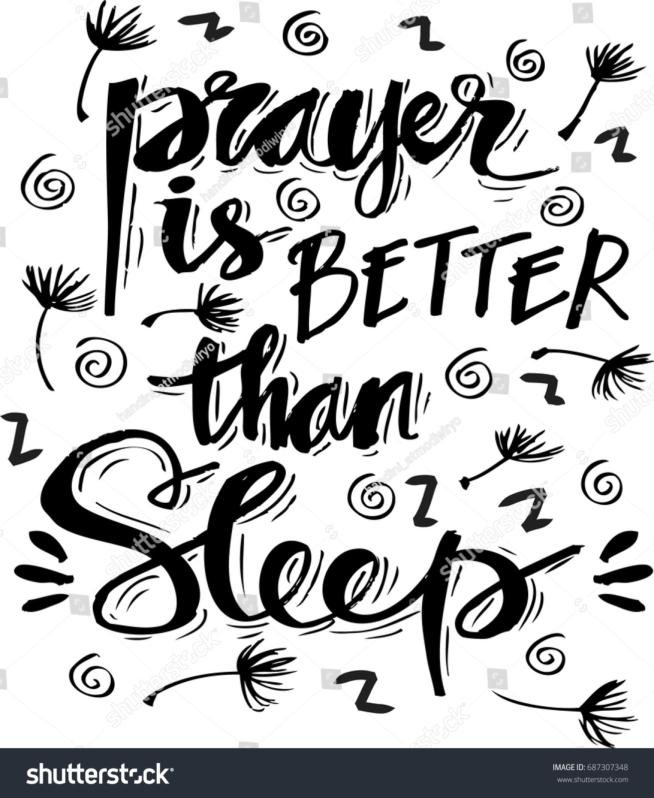 prayer-better-than-sleep-lettering-message-stock-vector-royalty-free