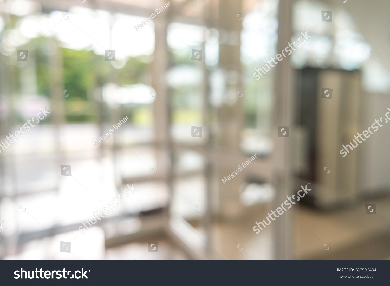 Blur Background Office Building Stock Photo 687596434 | Shutterstock