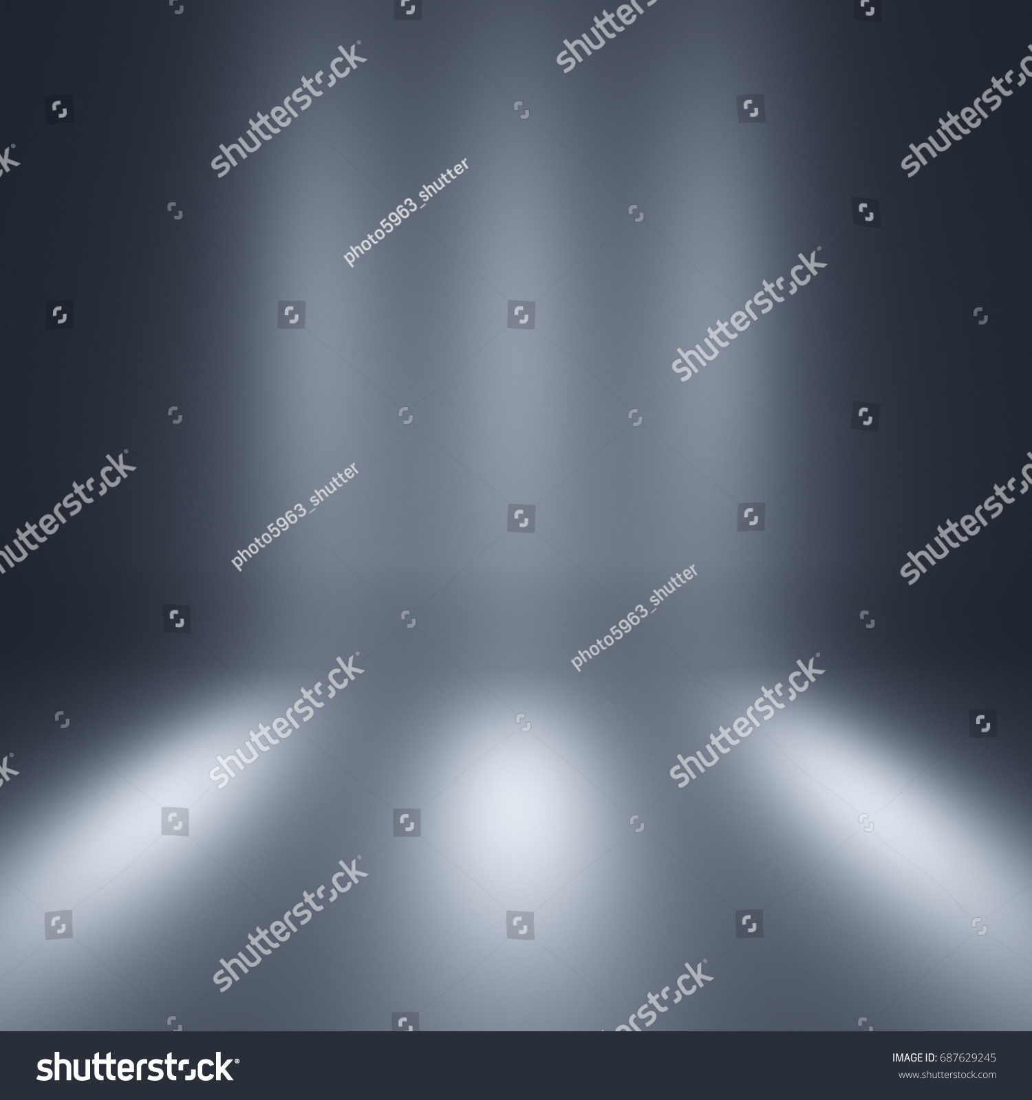 Gray Spotlight Background Empty Gray Studio Stock Illustration ...