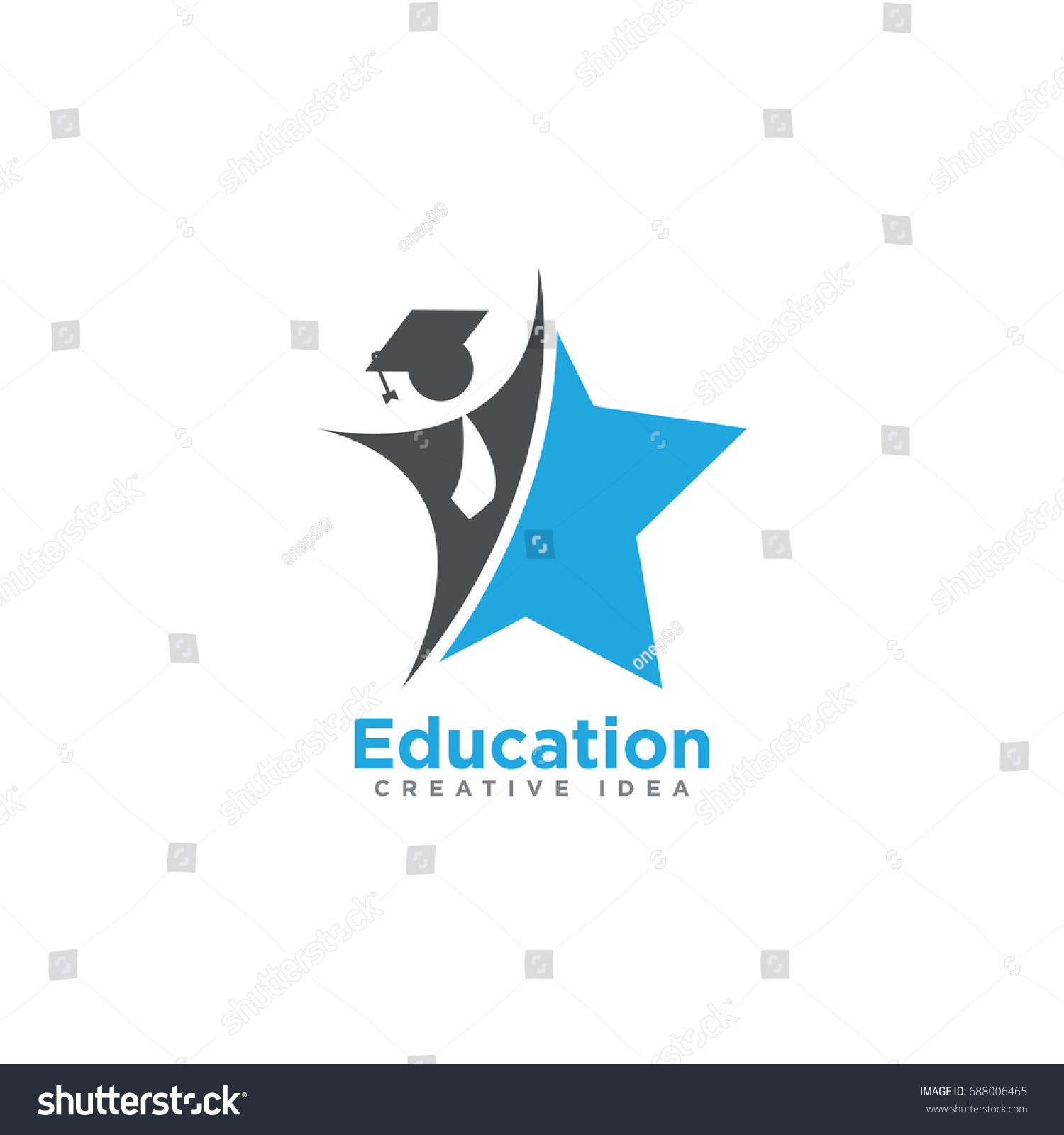 Education Logo Stock Vector (Royalty Free) 688006465 | Shutterstock