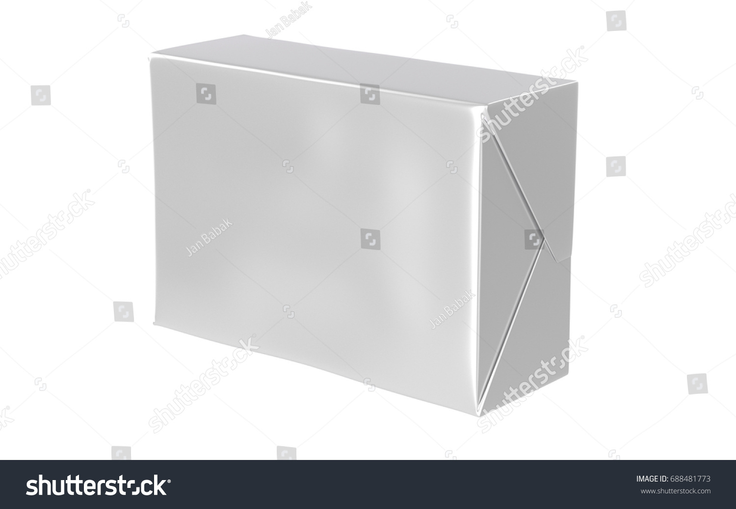 3d Realistic Render Isolated Paper Wrap Stock Illustration 688481773 ...