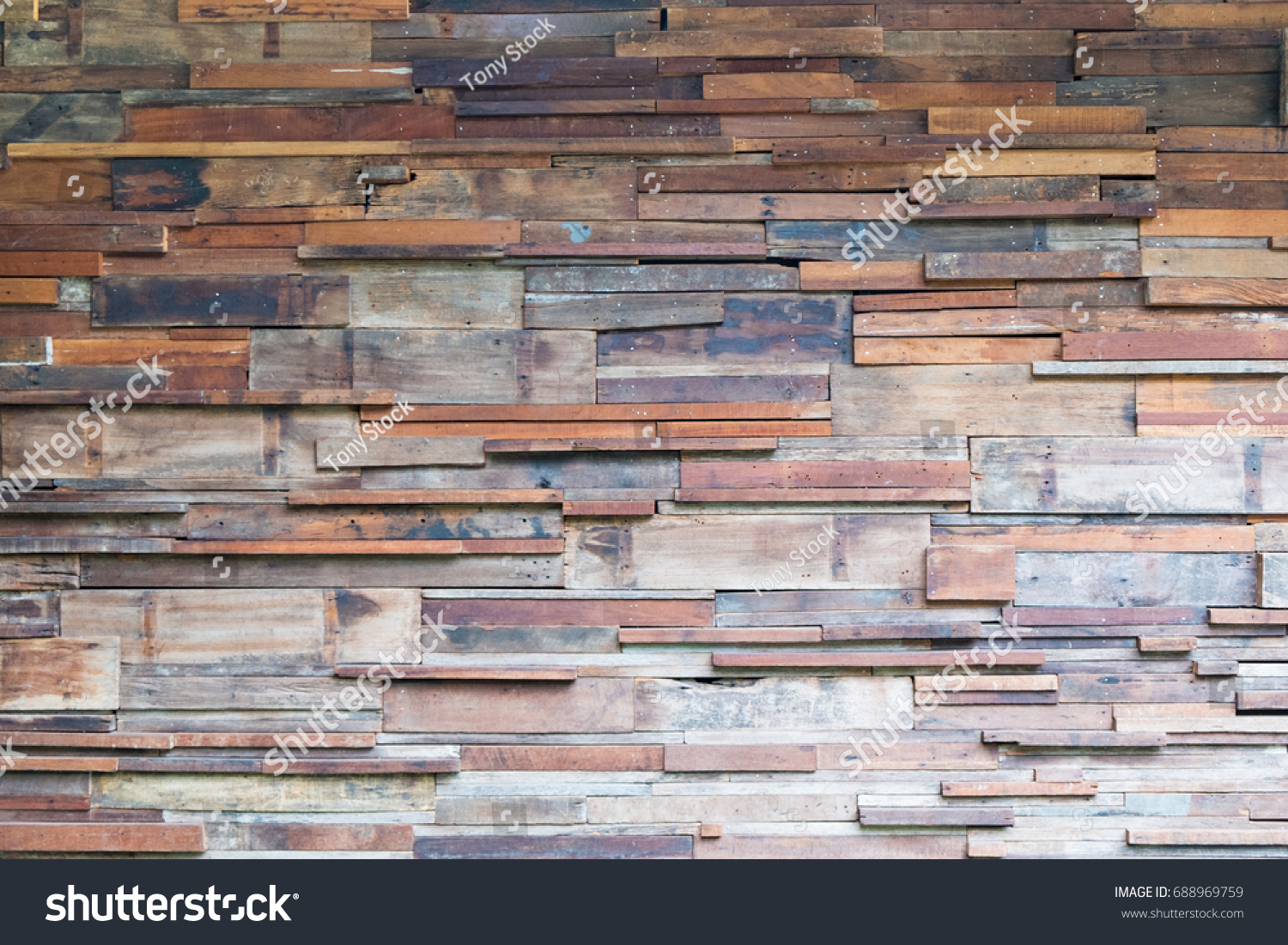 Timber Wood Wall Texture Background Dark Stock Photo 688969759 ...