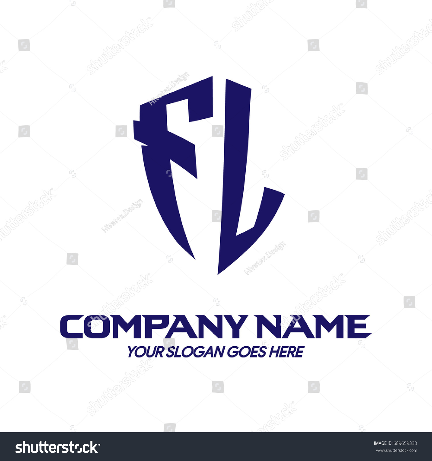 Fl Logo Stock Vector (Royalty Free) 689659330 | Shutterstock