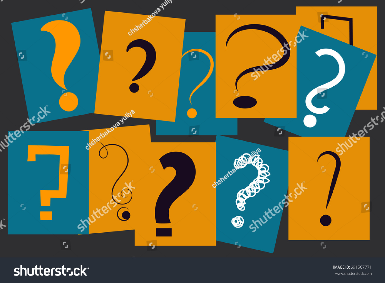 Banner Hand Drawn Question Marks Vector Stock Vector Royalty Free 691567771 Shutterstock 6298