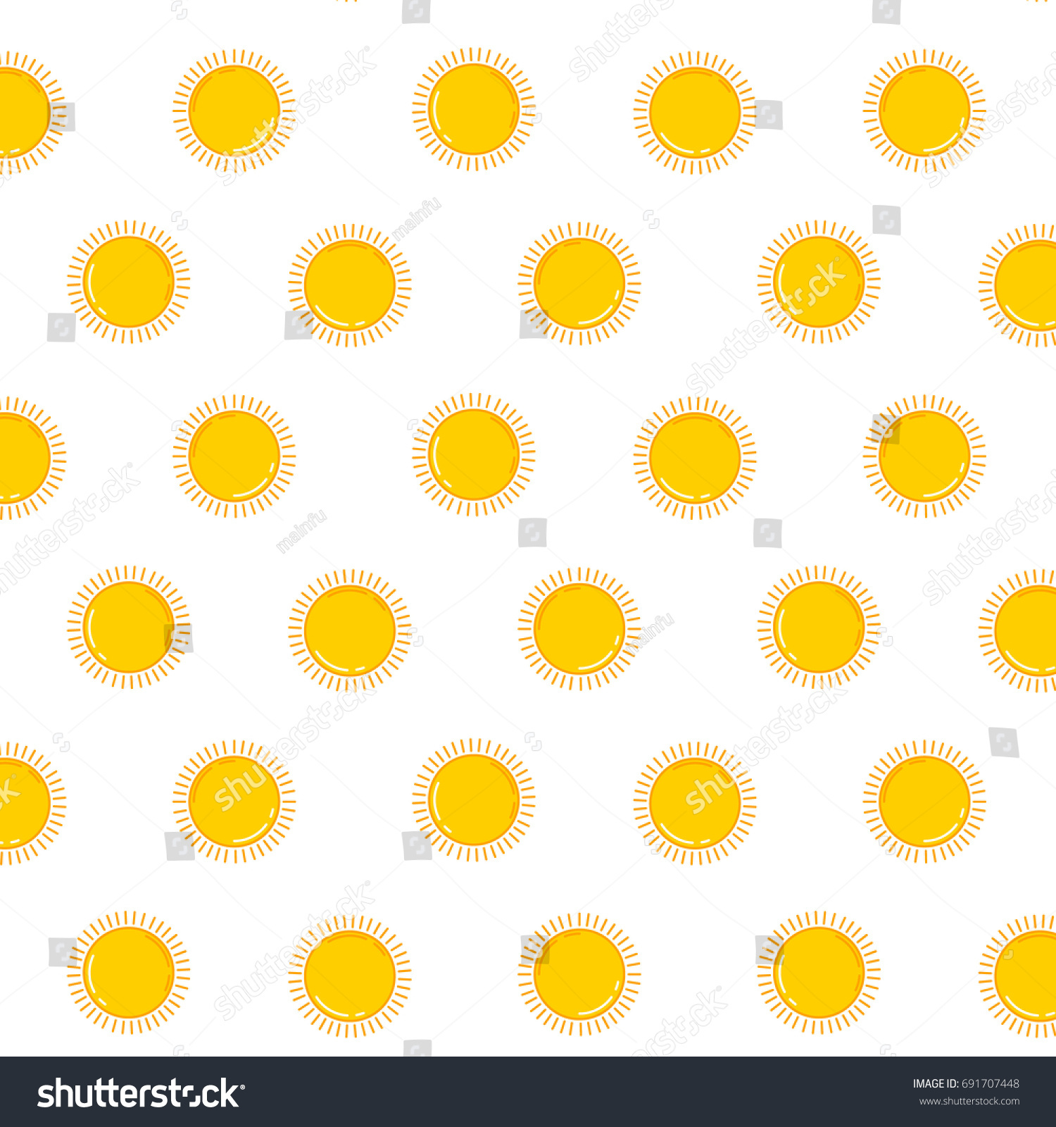 Sun Pattern Stock Vector (Royalty Free) 691707448 | Shutterstock
