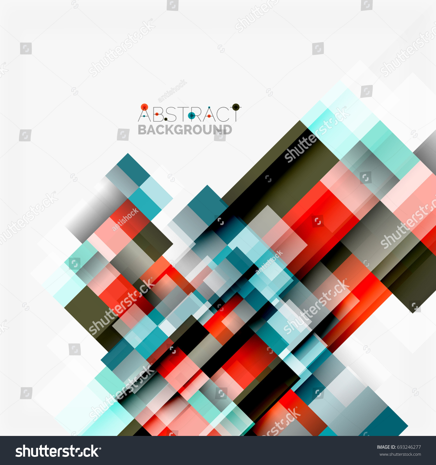 Abstract Vector Blocks Template Design Background Stock Vector (Royalty ...