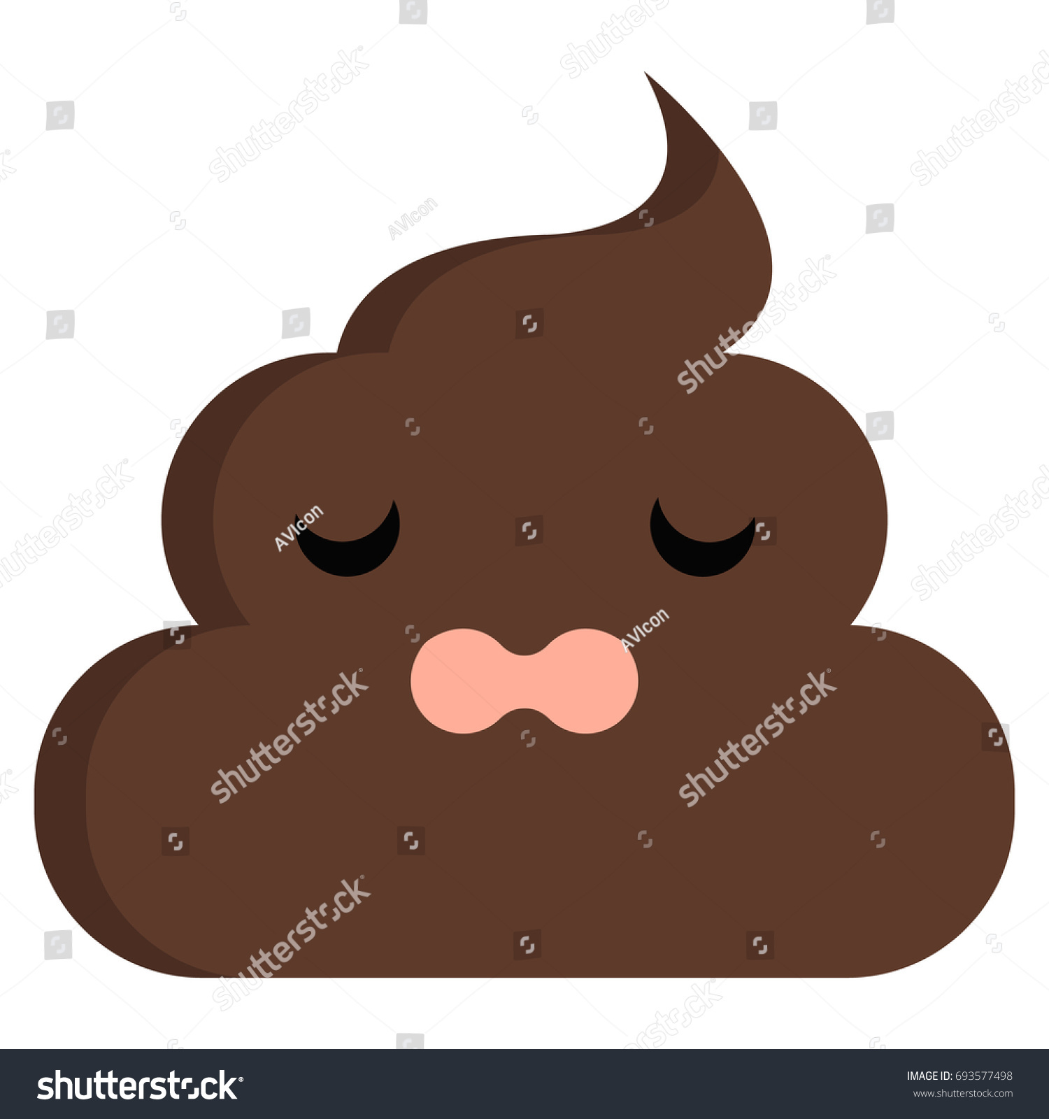 Weary Face Stinky Poop Shit Emoji Arkivvektor (royaltyfri) 693577498.