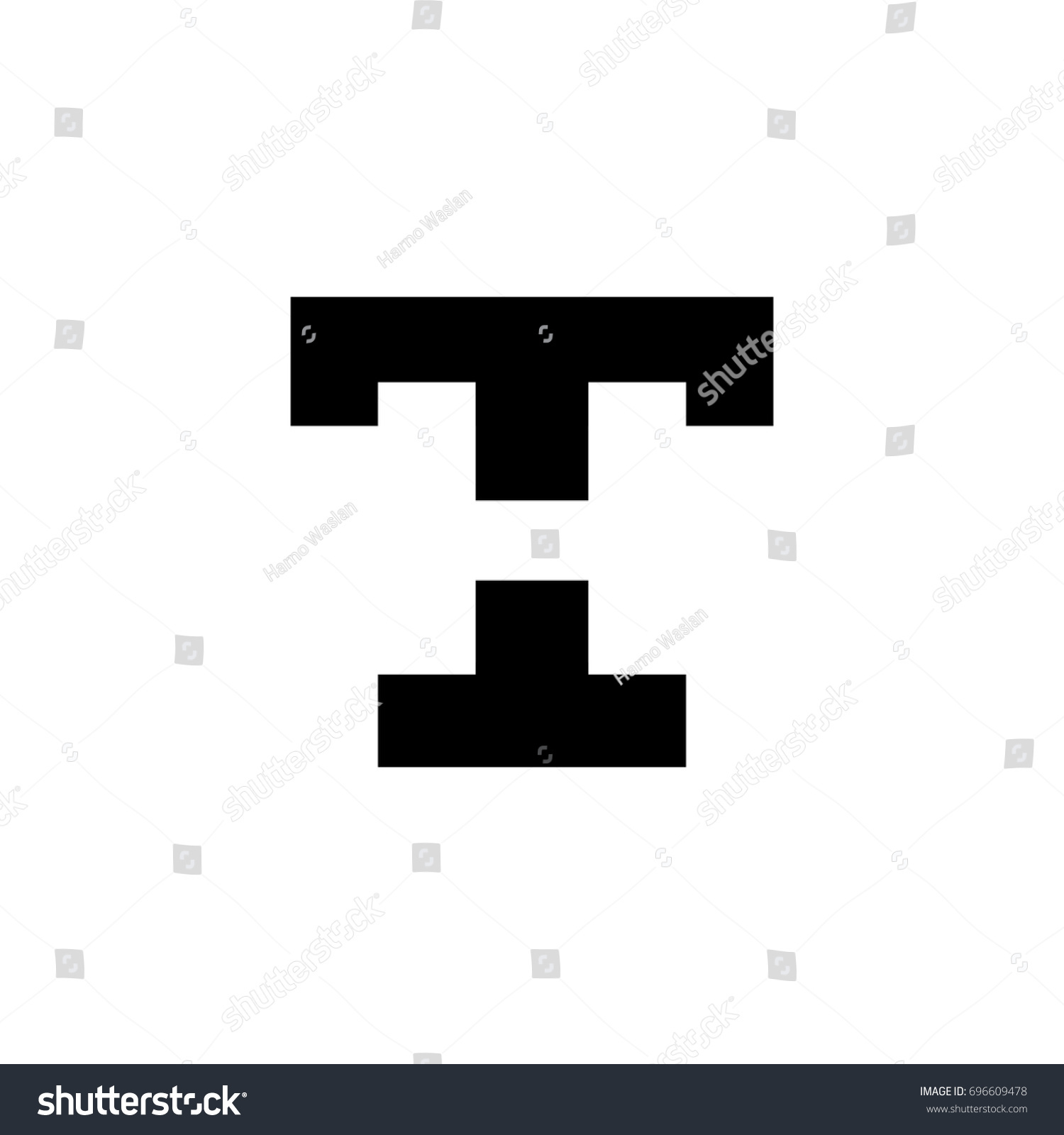 Th Letter Logo Vector Stock Vector (Royalty Free) 696609478 | Shutterstock