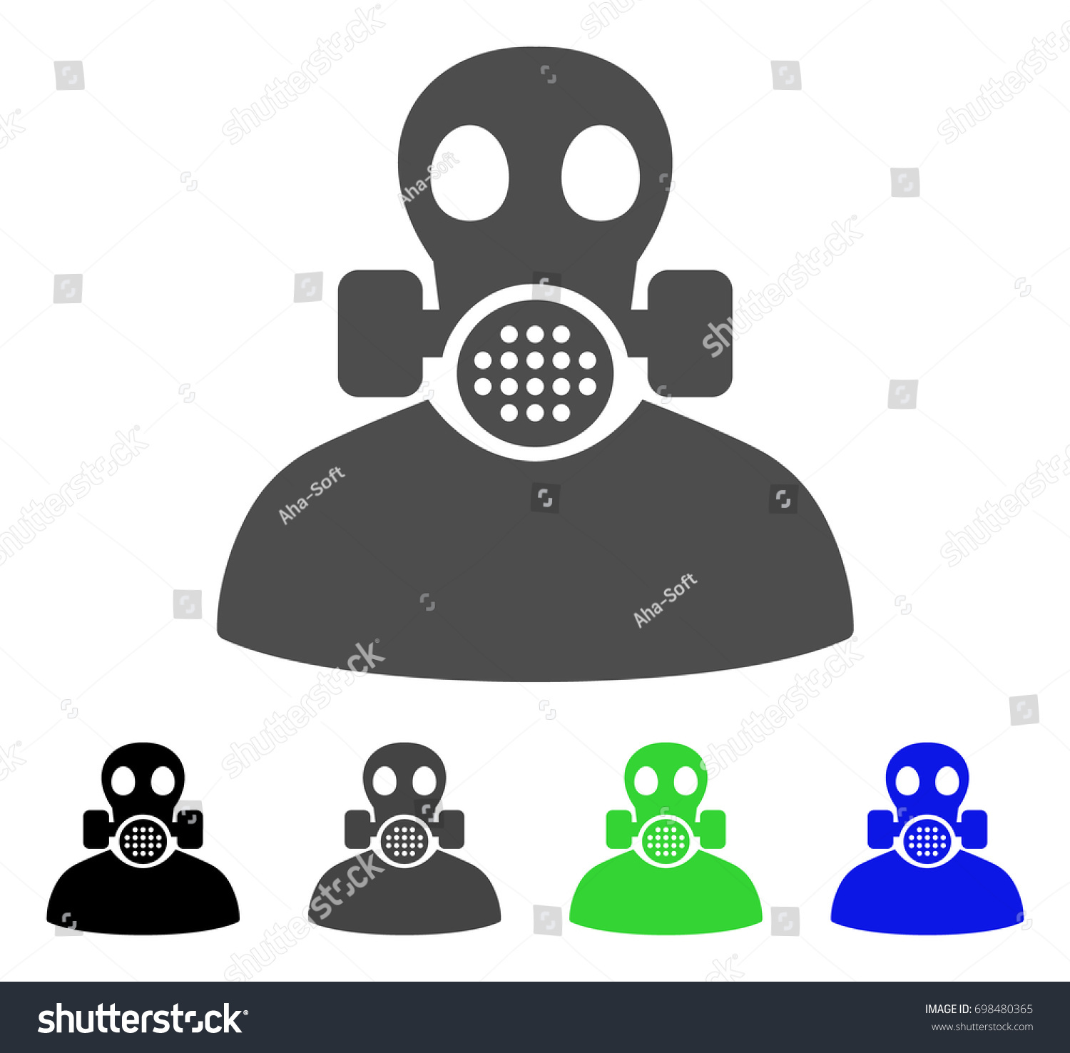 Toxic Work Flat Vector Illustration Colored Stock Vector Royalty Free Toxic Work Flat Vector Illustration Colored Stock Vector Royalty Free
