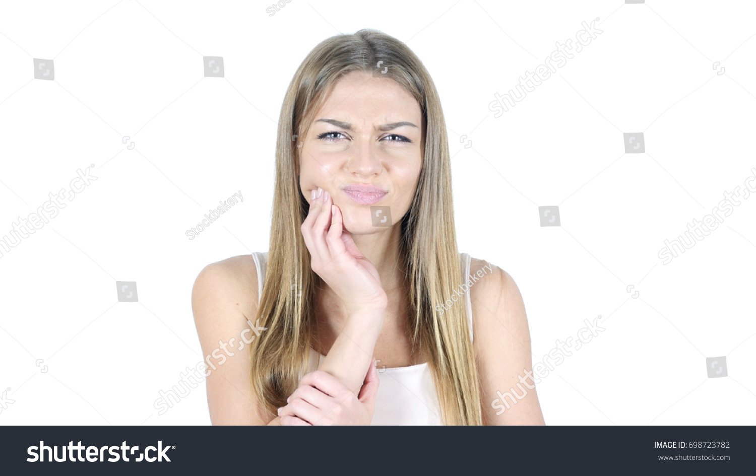 Toothache Woman Suffering Pain Teeth Stock Photo 698723782 | Shutterstock