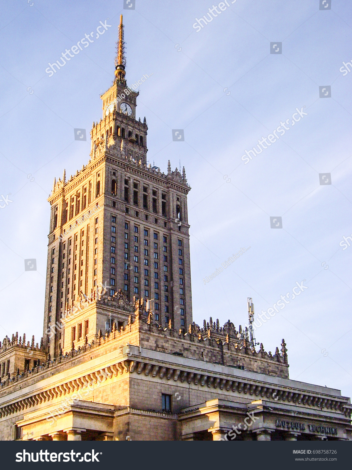 Joseph Stalin Palace Culture Science Basked Stock Photo 698758726 ...