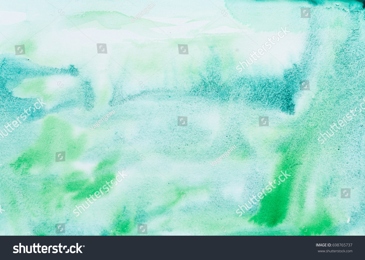 Emerald Green Watercolor Abstraction Background Gradient Stock ...