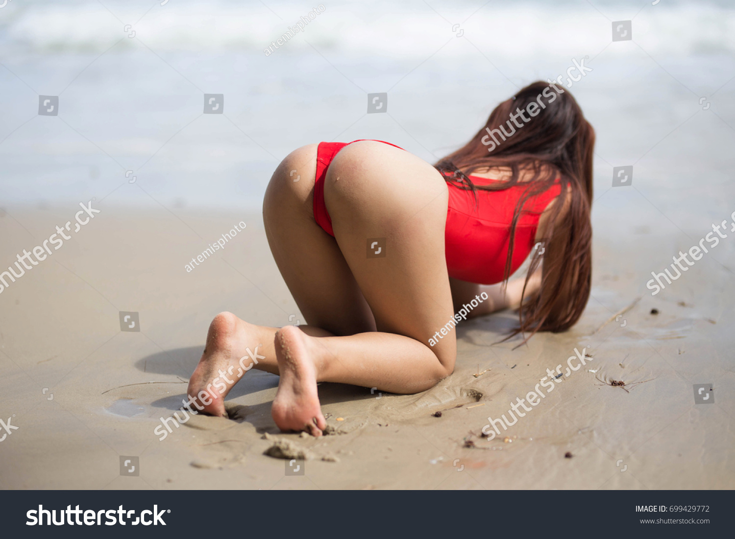 Young Ass Beach