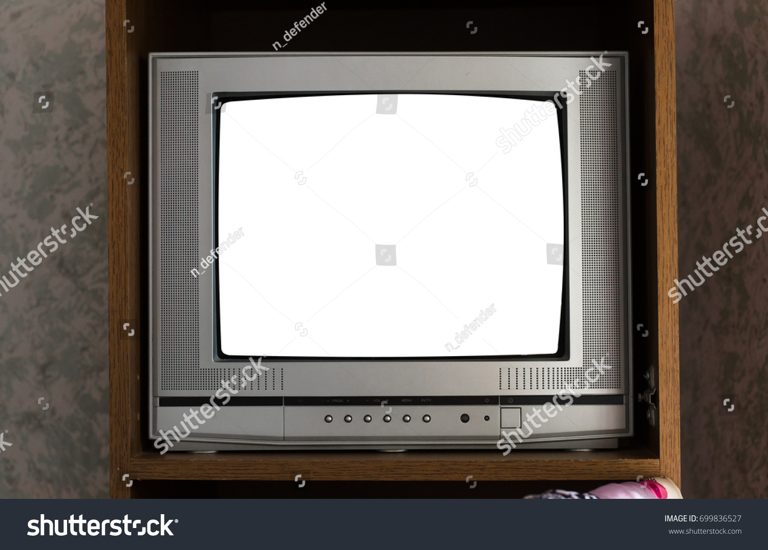 Old Tv Set Blank Screen Closet Stock Photo 699836527 | Shutterstock