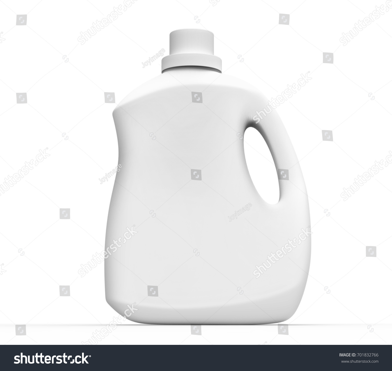 Blank Laundry Detergent Bottle White Container Stock Illustration ...