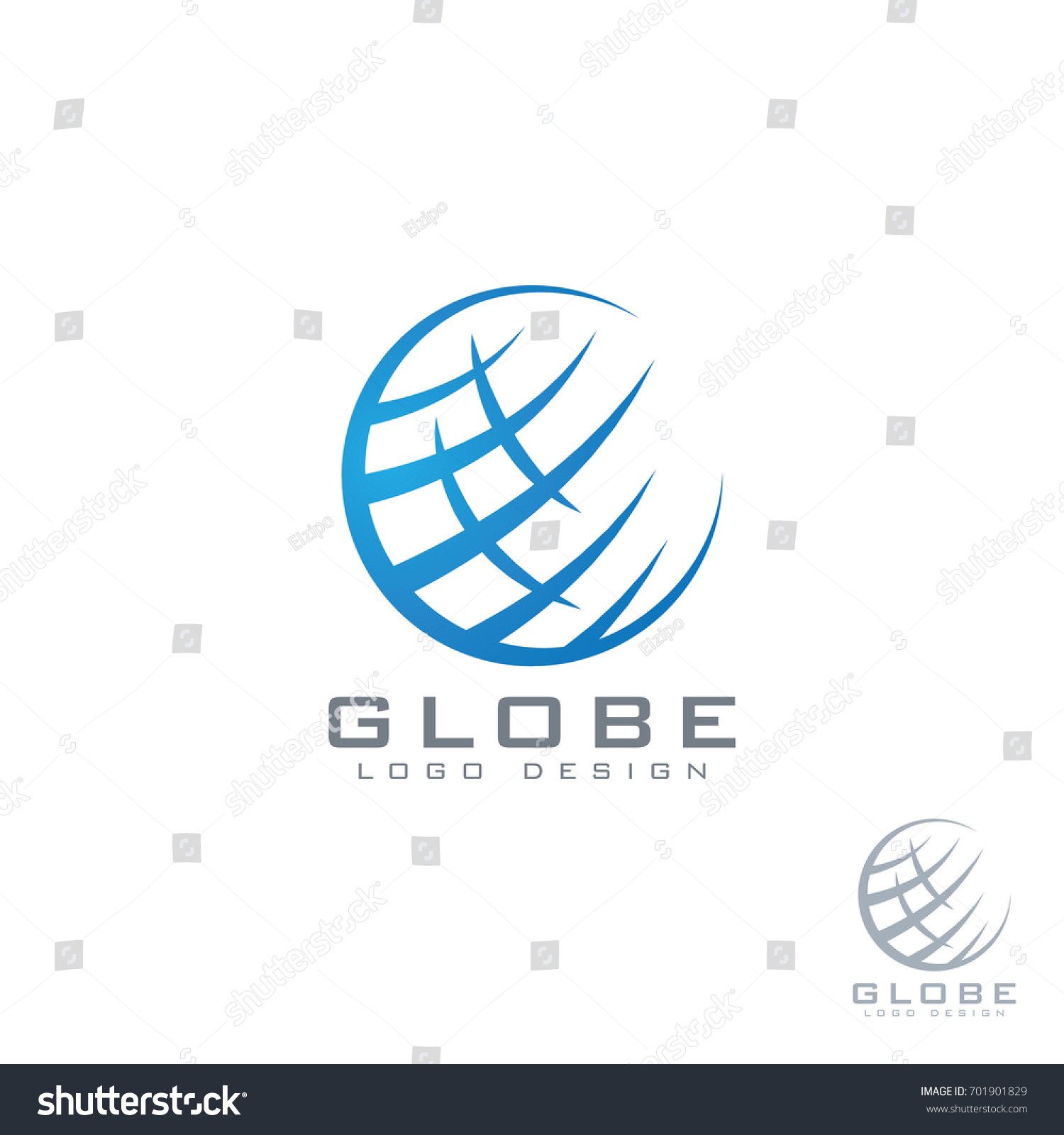 Abstract Globe Logo Stock Vector (Royalty Free) 701901829 | Shutterstock