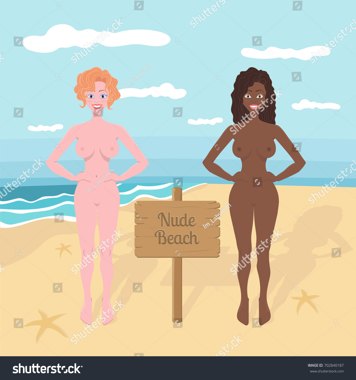 Girls Nude On The Beach
