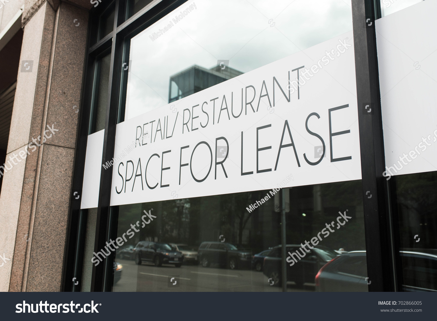Stock Photo Commercial Retail And Restaurant Space For Lease In Downtown Boston 702866005 