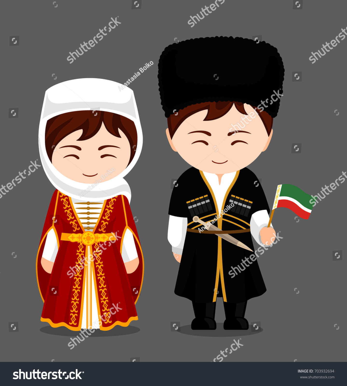 Чеченцы национальный костюм для детей