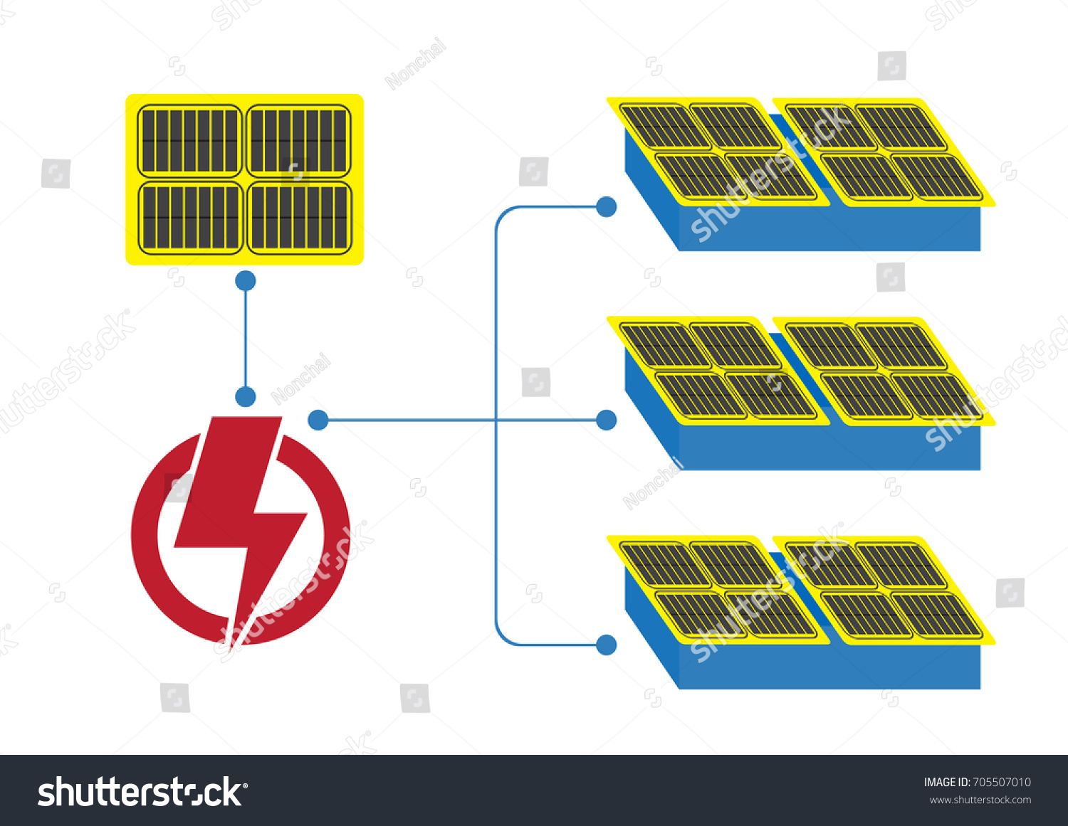 solar-cell-power-graphic-stock-vector-royalty-free-705507010