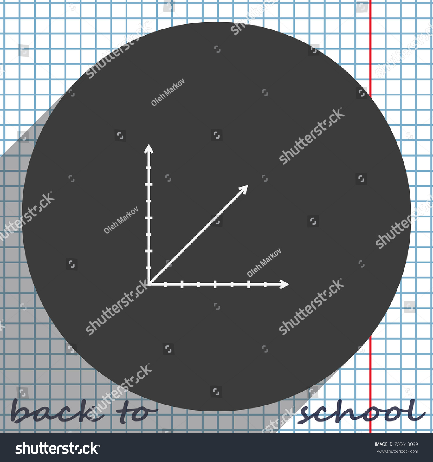 Cartesian Coordinate System Stock Vector (Royalty Free) 705613099 ...