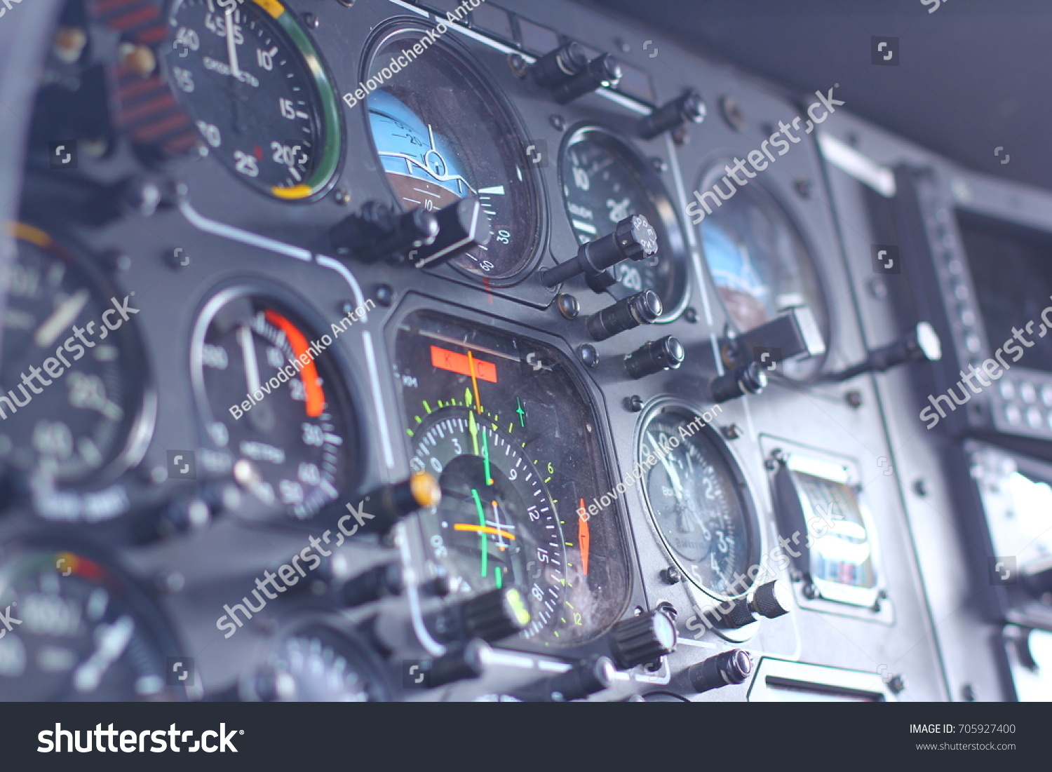 Device Pilot Cockpit Stock Photo 705927400 | Shutterstock