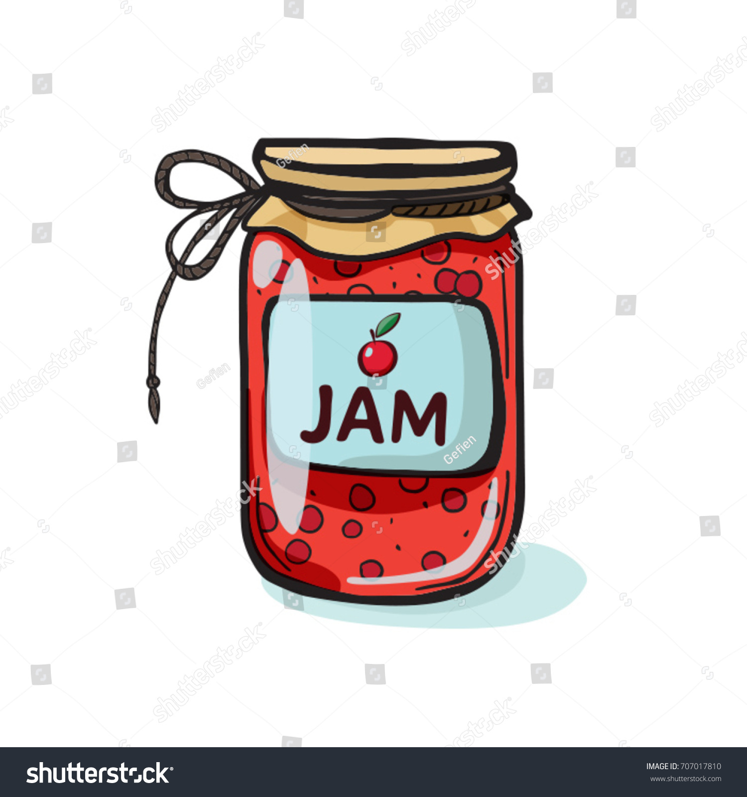 Jamvector Illustration Stock Vector (Royalty Free) 707017810 | Shutterstock