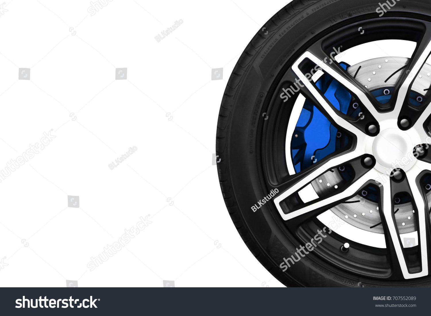 Alloy Wheels Racing Car Metal Brake Stock Photo 707552089 | Shutterstock