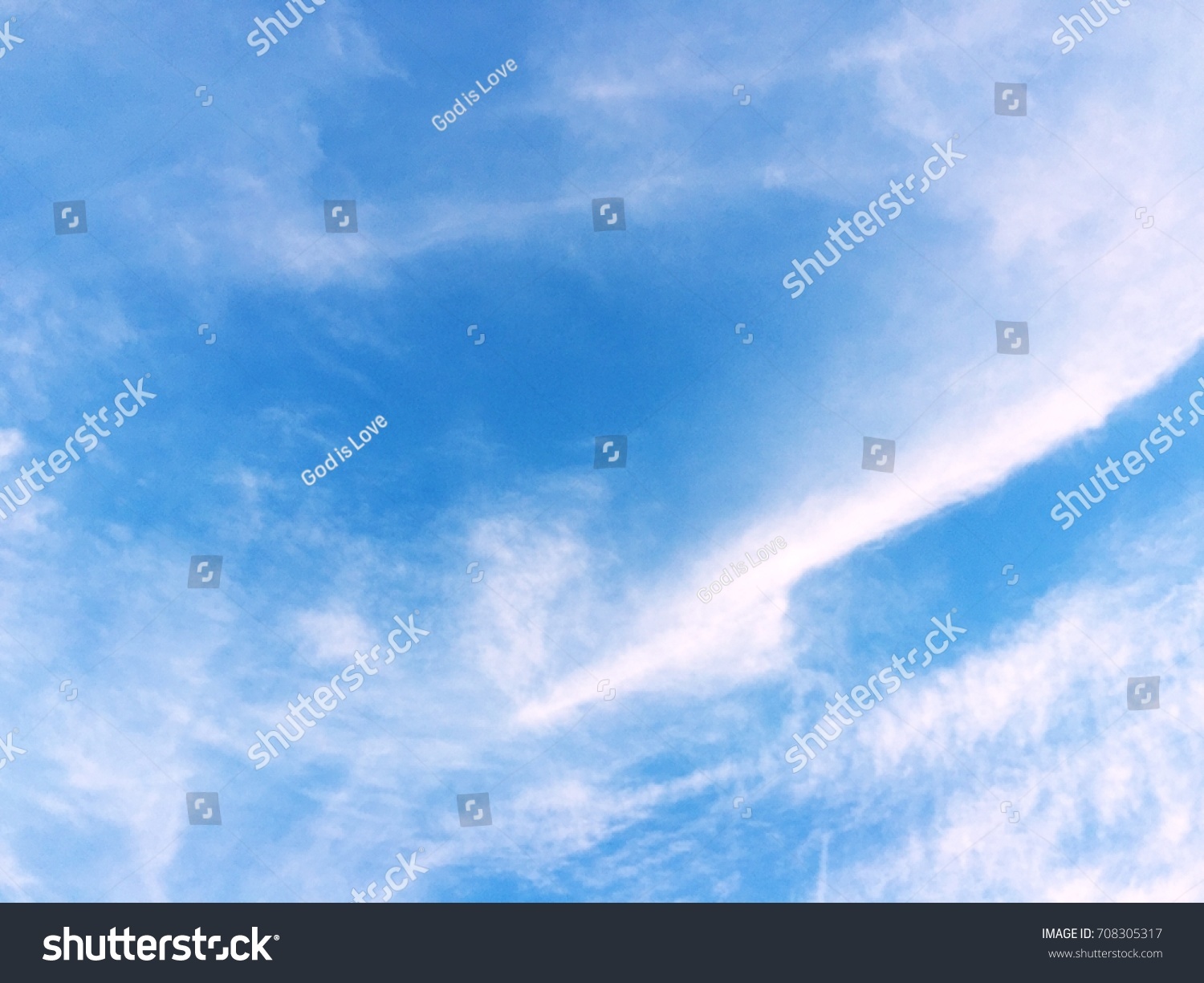 Sky Cloud Stock Illustration 708305317 | Shutterstock