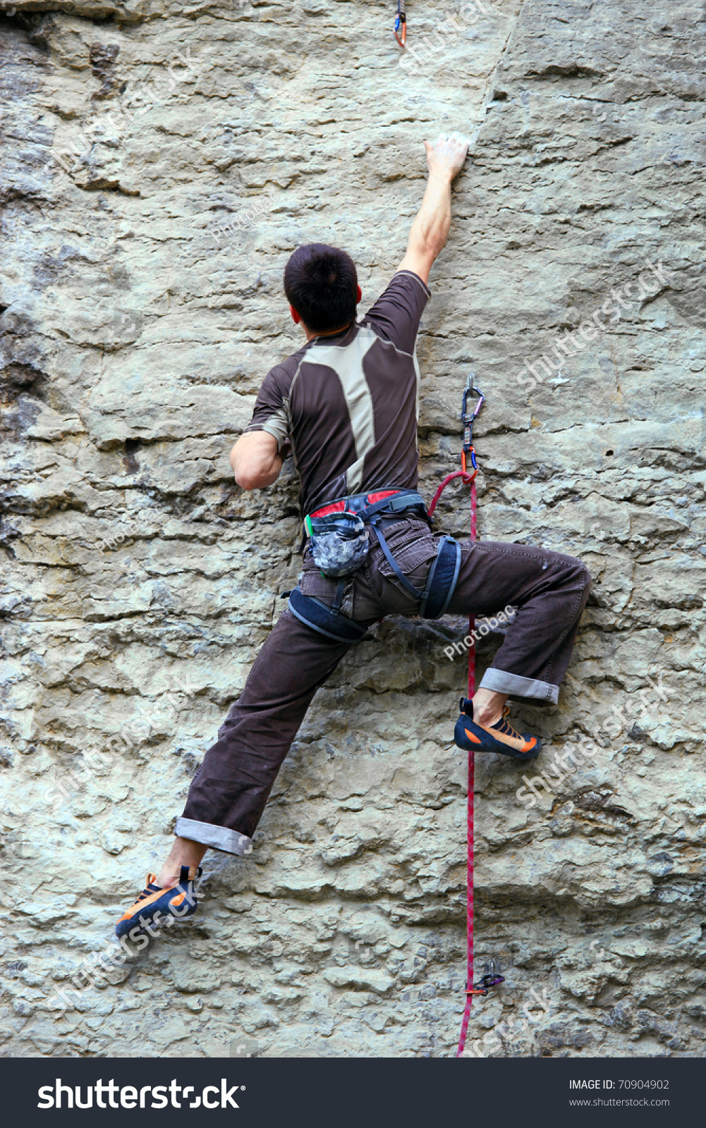 Rock climbing on white Images, Stock Photos & Vectors Shutterstock 