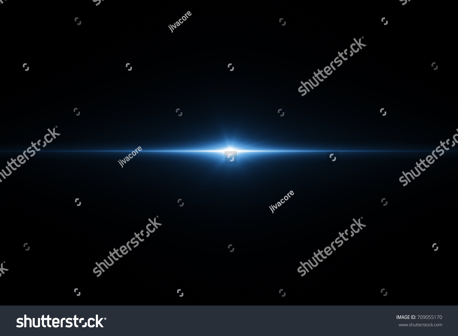 3d Rendering Digit Lens Flare Bright Stock Illustration 709055170 ...