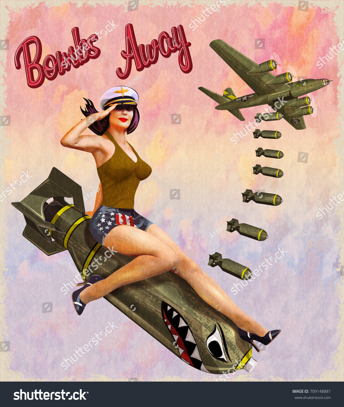 Pin up aviator играть. Пин ап девушка на бомбе. Женщина бомба. Девушка верхом на бомбе. Ретро девушка на бомбе.