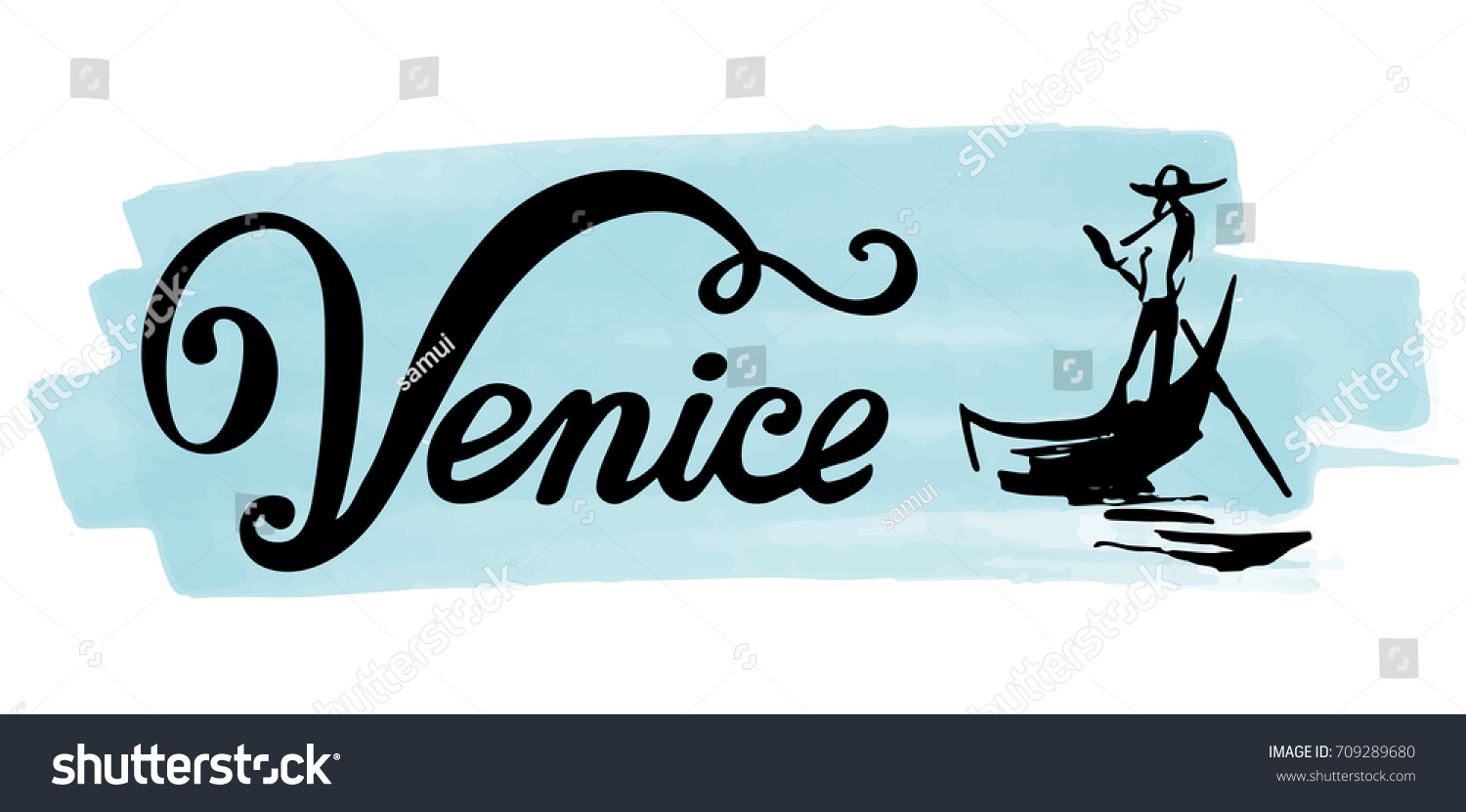 венеция надпись
