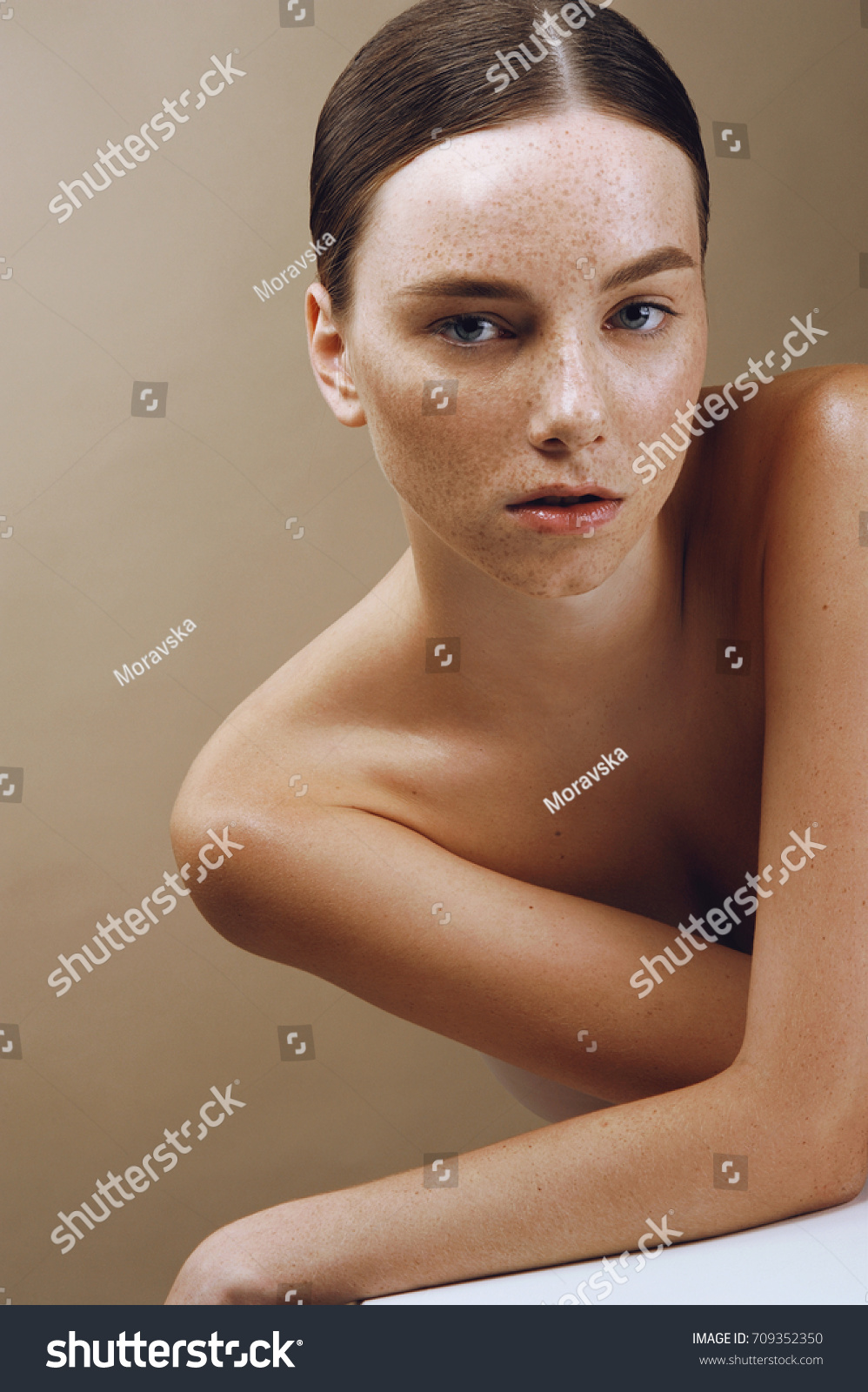 Nude Freckled Women