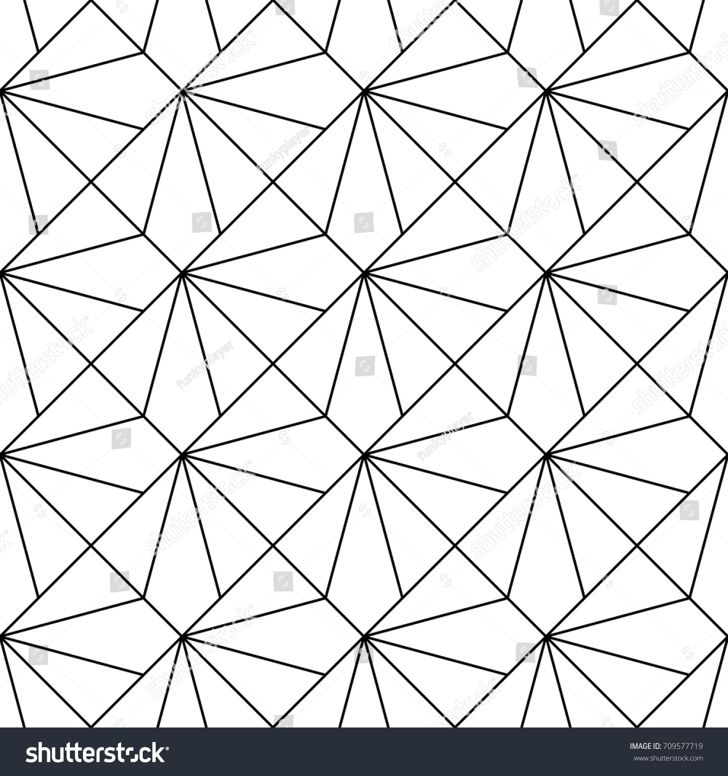 Interlocking Polygons Tessellation Background Image Repeated Stock ...