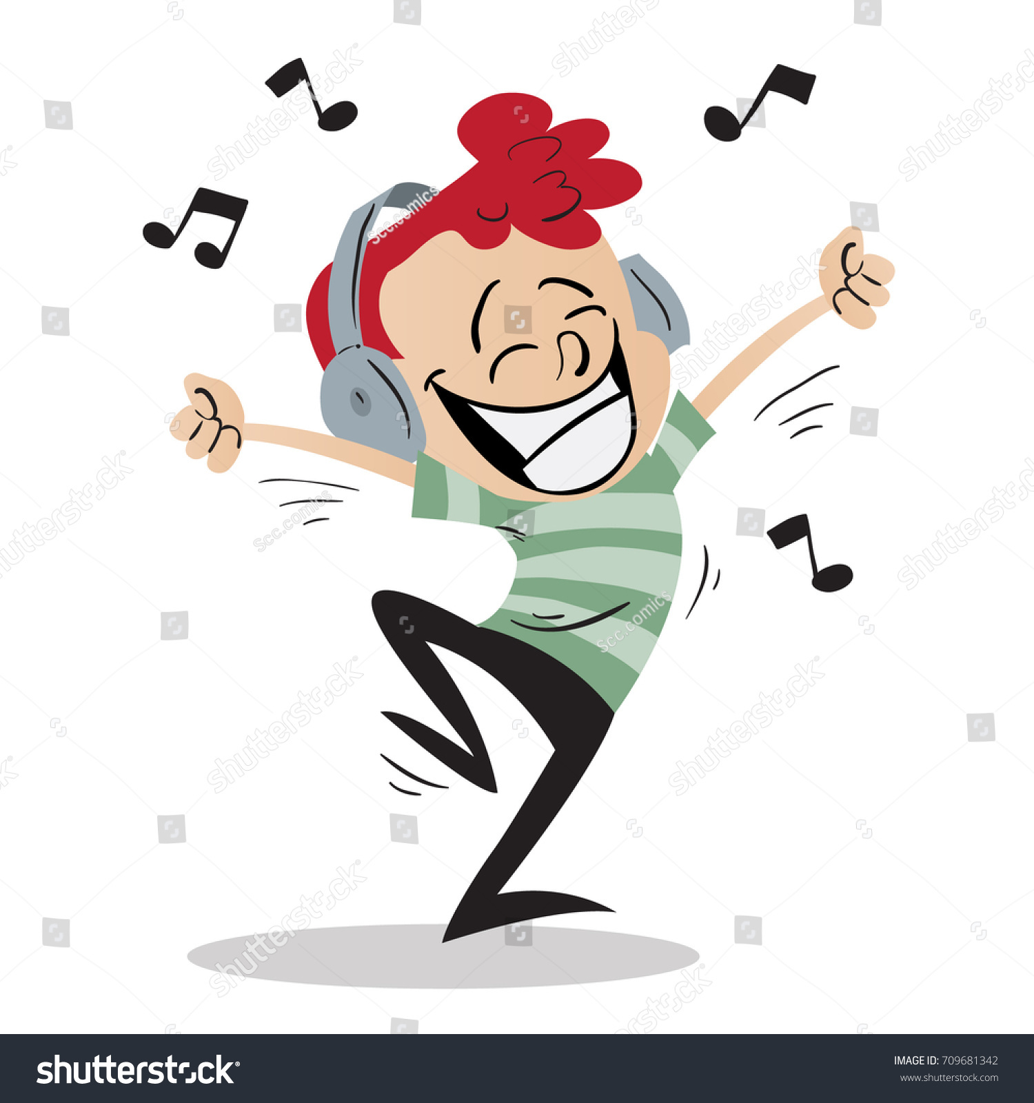 Boy Dancing Stock Vector (Royalty Free) 709681342 | Shutterstock