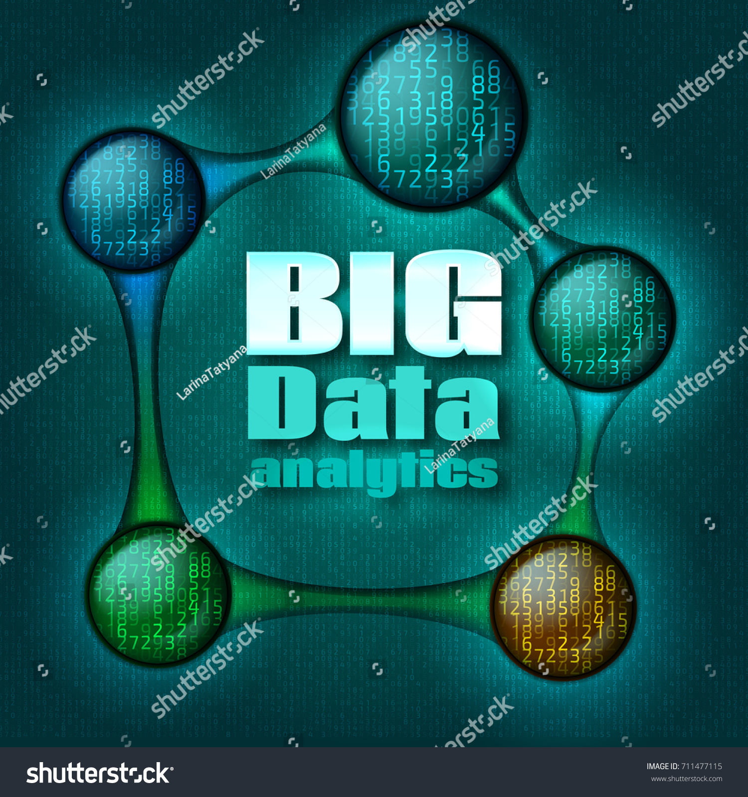 big-data-analytics-analysis-data-arrays-stock-vector-royalty-free