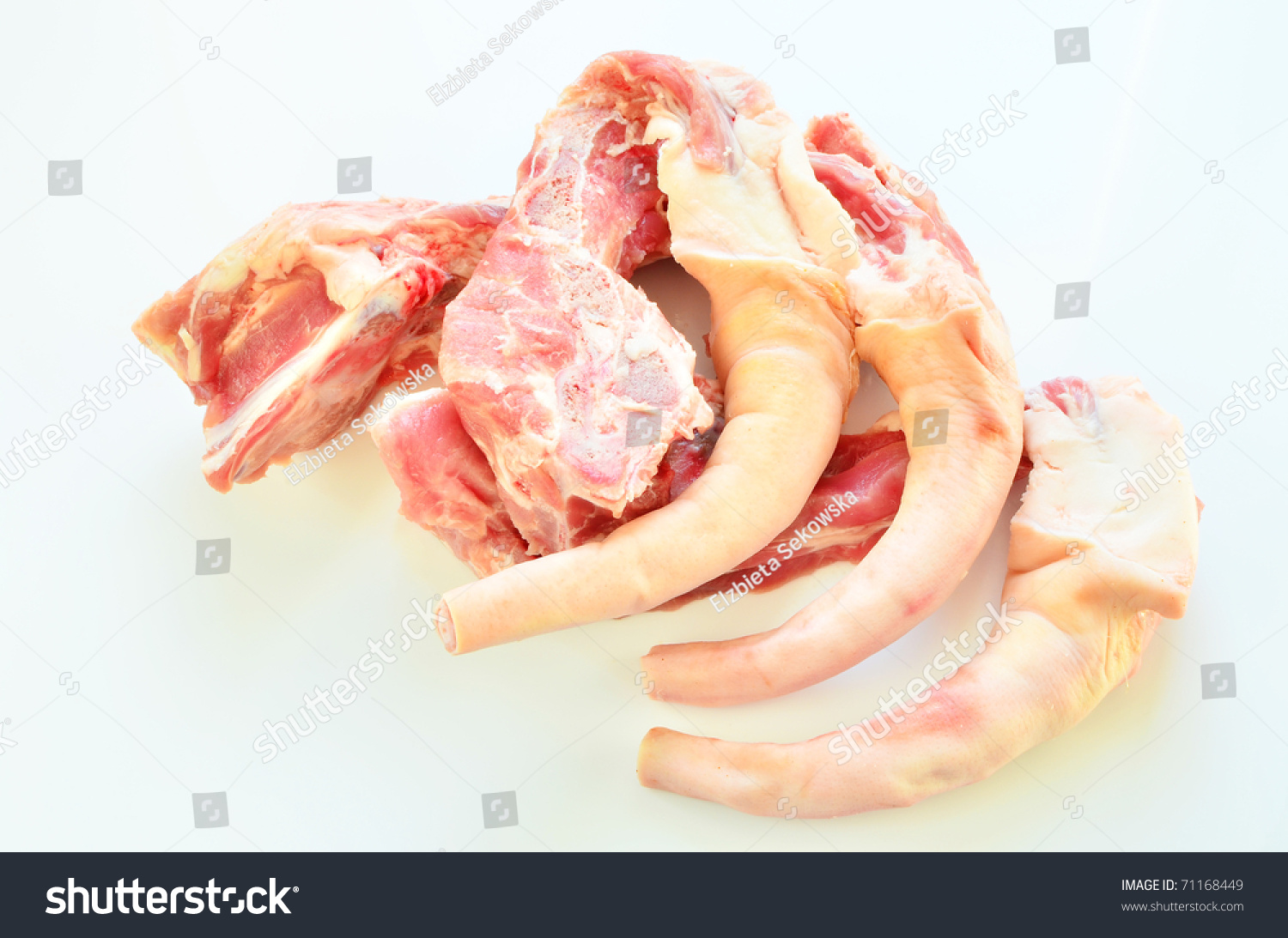 Мясокостный хвост свиной
