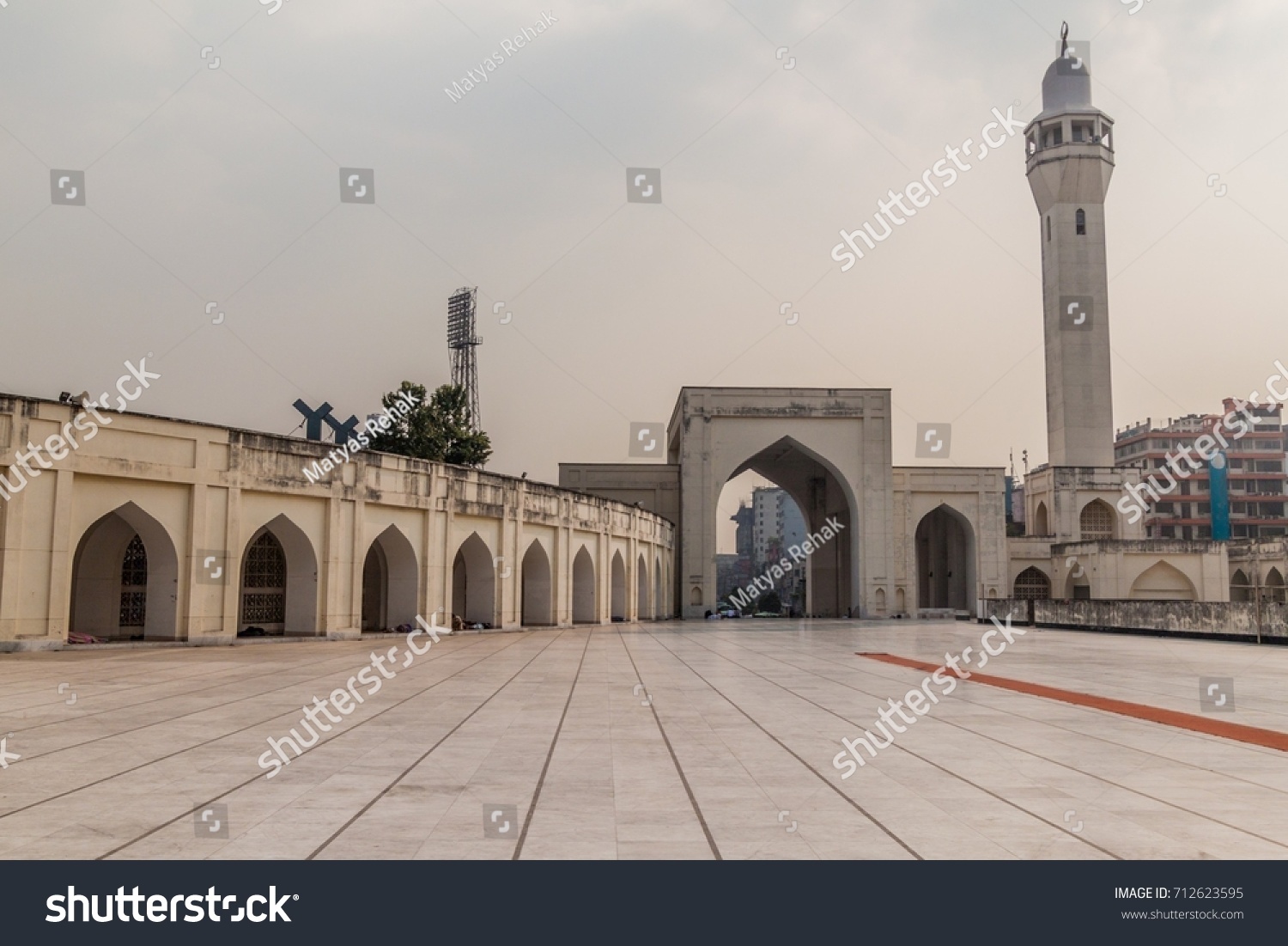 Courtyard Baitul Mukarram National Mosque Dhaka Stock Photo 712623595 ...