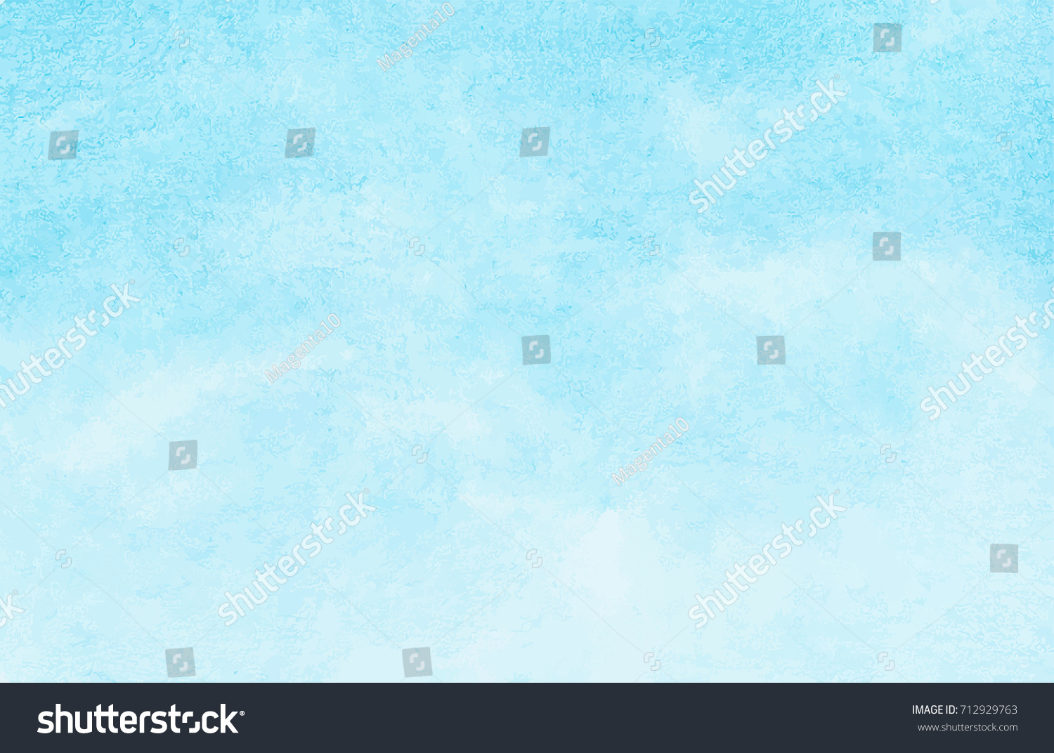 Hand Painted Blue Sky Clouds Abstract Stock Vector (Royalty Free ...