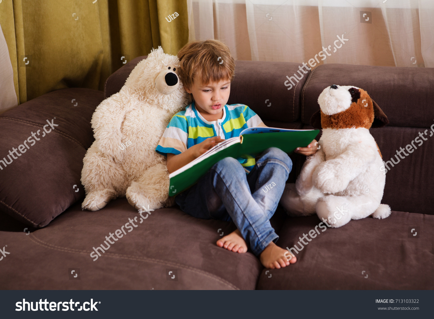 ребенок описался на диван