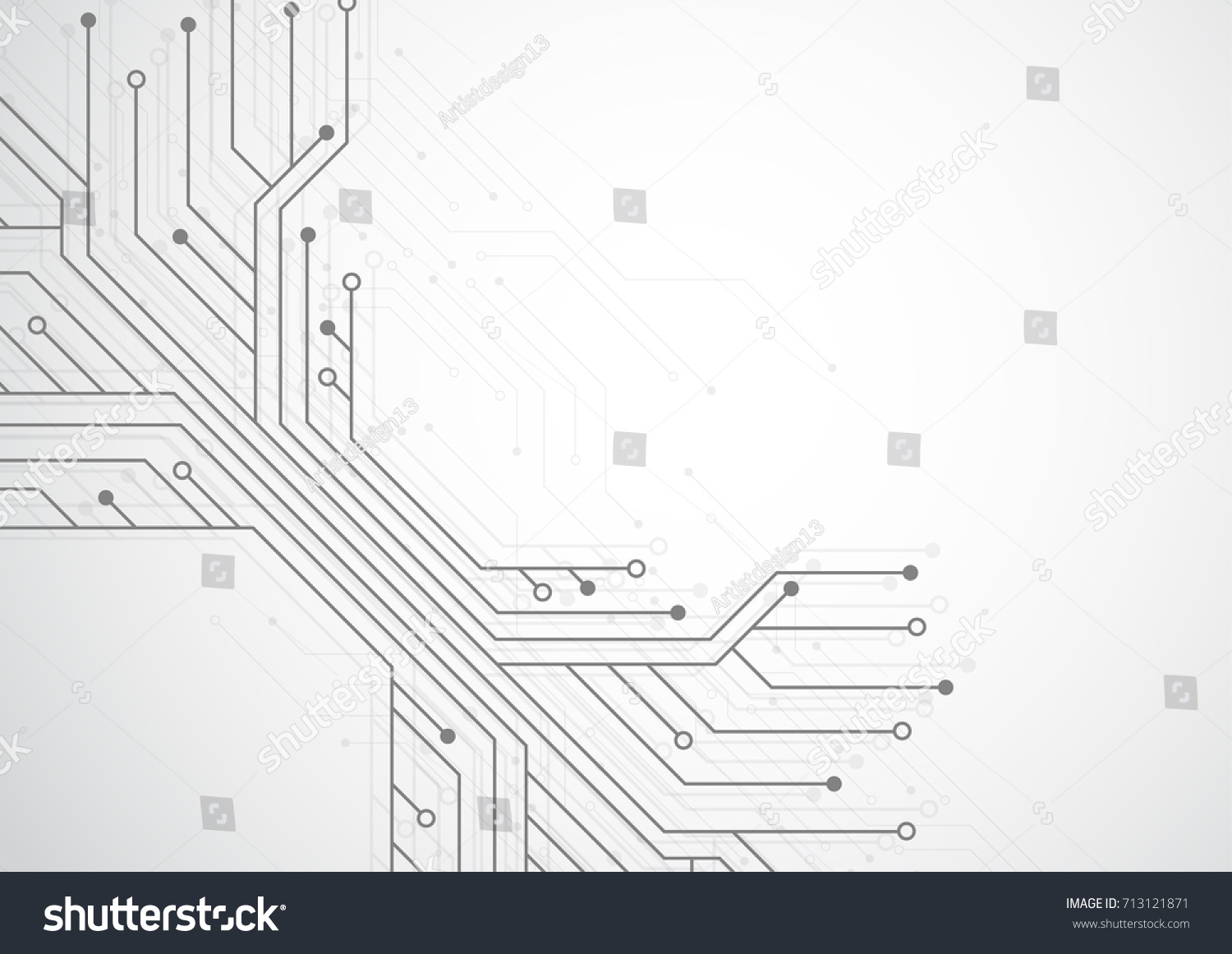 Abstract Background Technology Circuit Board Texture Stock Vector ...