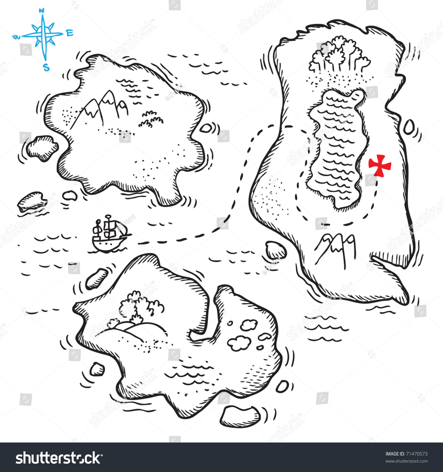 Карта острова сокровищ картинки