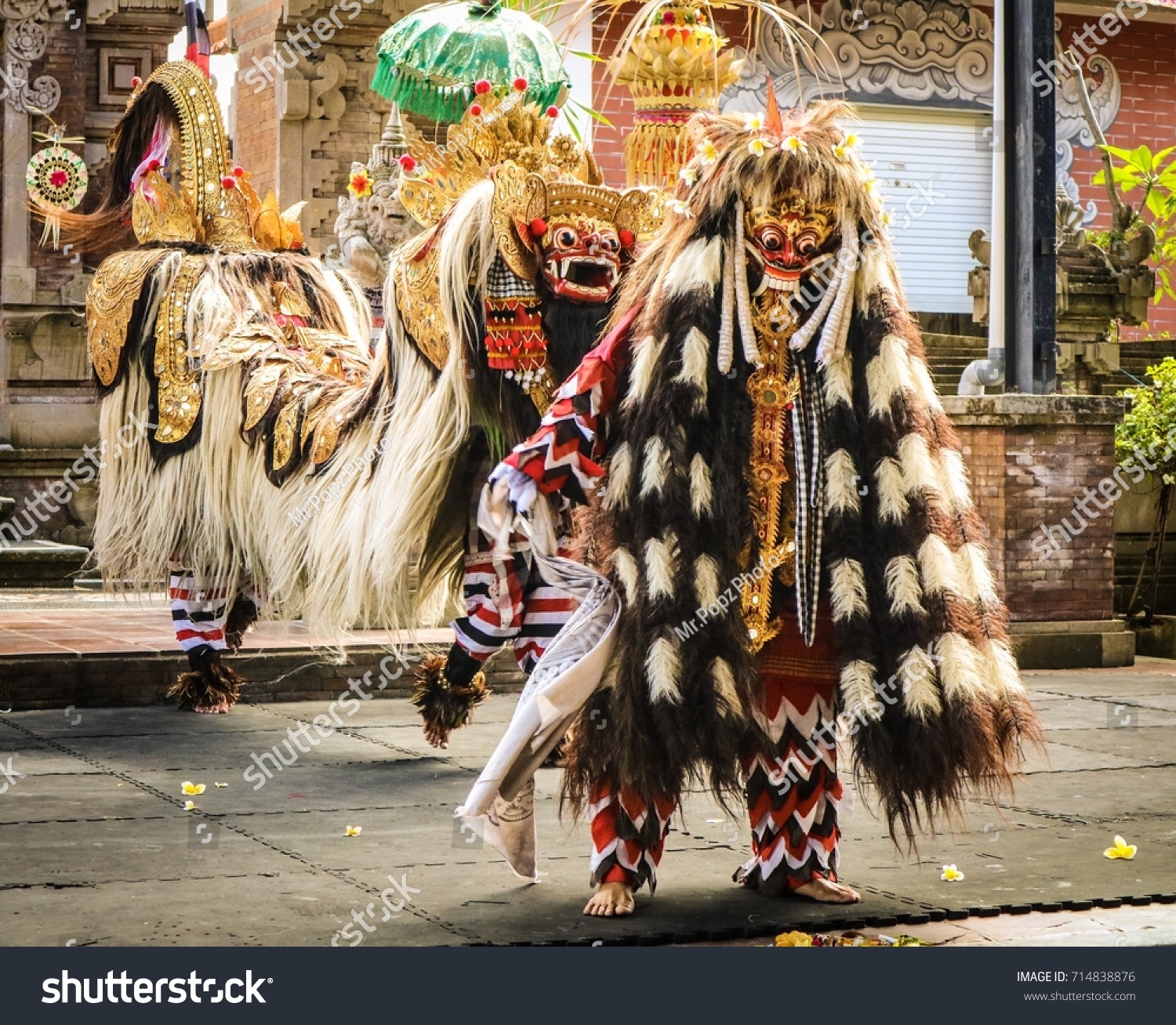 Barong Keris Dance Religious Show Bali Stock Photo 714838876 | Shutterstock