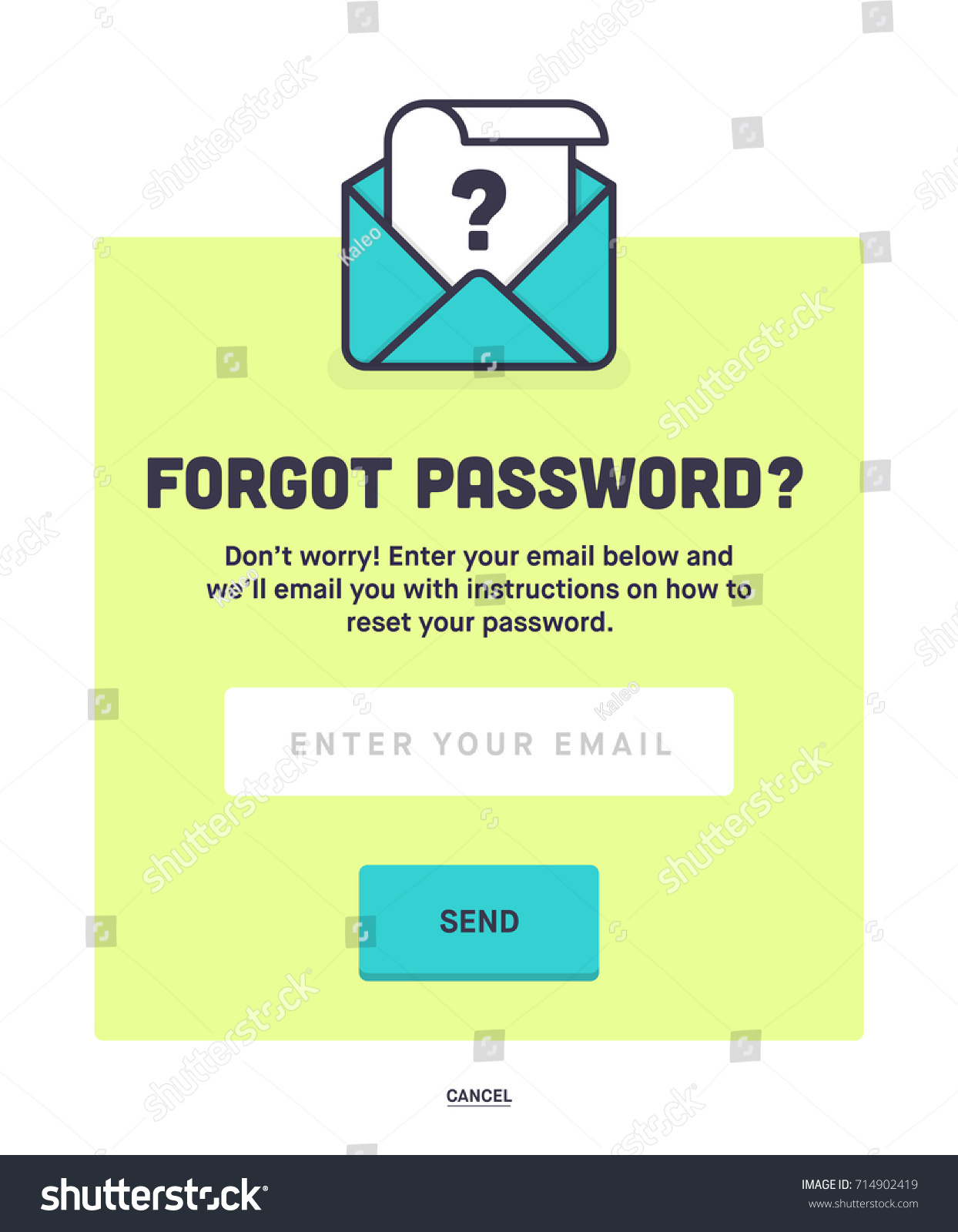 forgot-password-password-reset-template-text-stock-vector-royalty-free