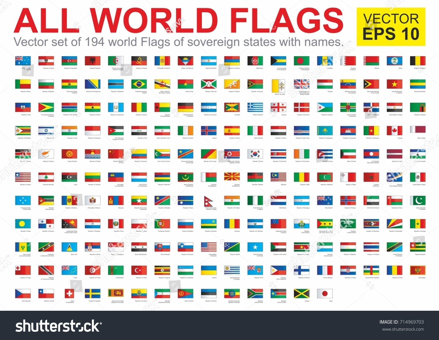 Флаги непризнанных государств мира