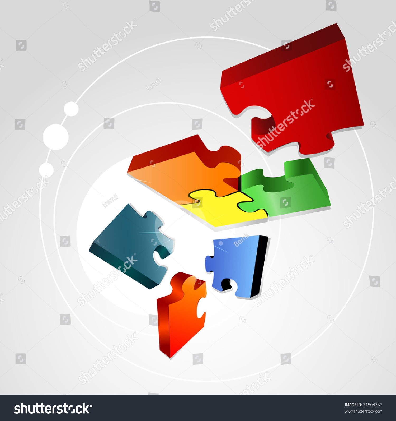 Puzzle Vector Illustration Stock Vector (Royalty Free) 71504737 ...